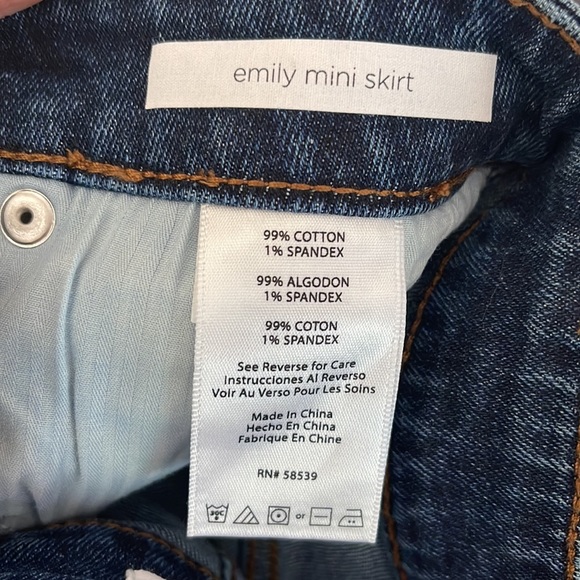 Sts Blue Emily Stretch Denim Miniskirt NWT Size 25 - Picture 7 of 8